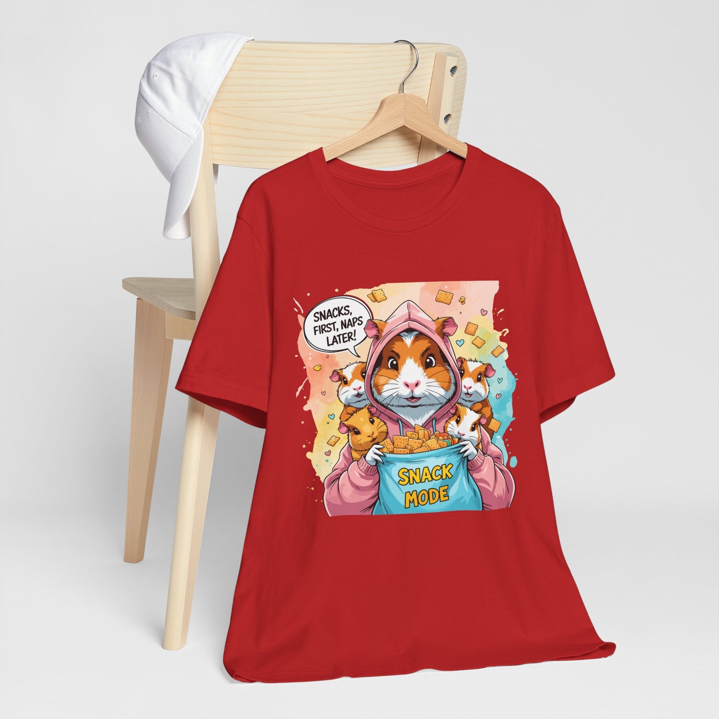 Guinea Pig Mom T-shirt, Snack Rescue Mission, Cozy Family Humor for Snack Lovers