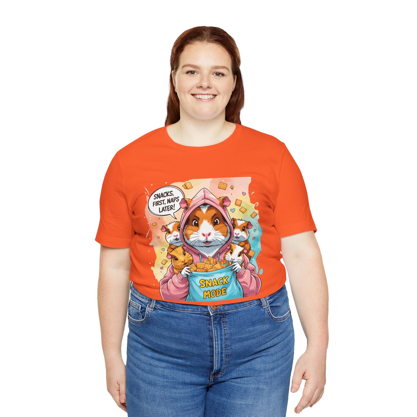 Guinea Pig Mom T-shirt, Snack Rescue Mission, Cozy Family Humor for Snack Lovers