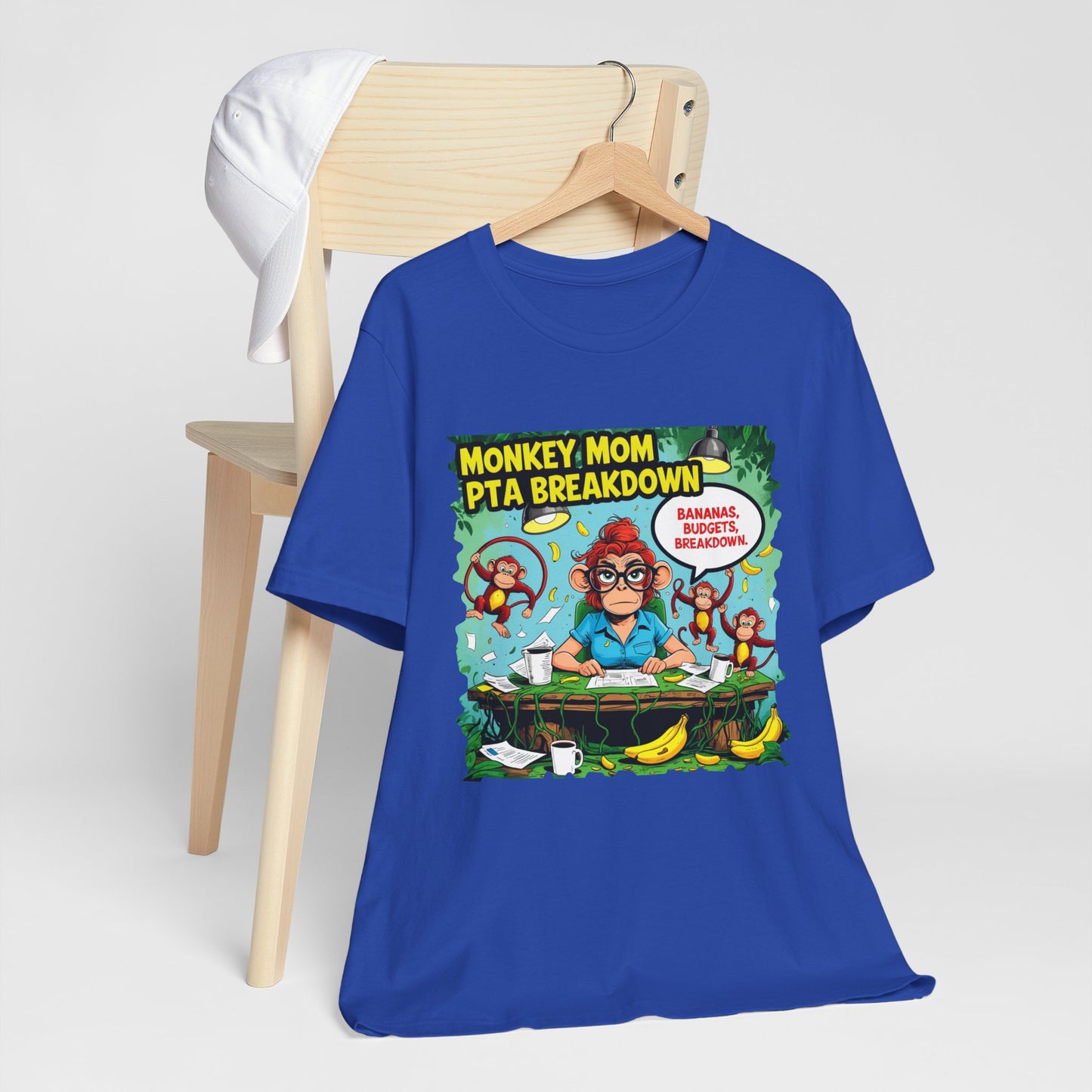 Monkey Mom T-shirt, Jungle Chaos PTA Humor Classroom Stress Gift