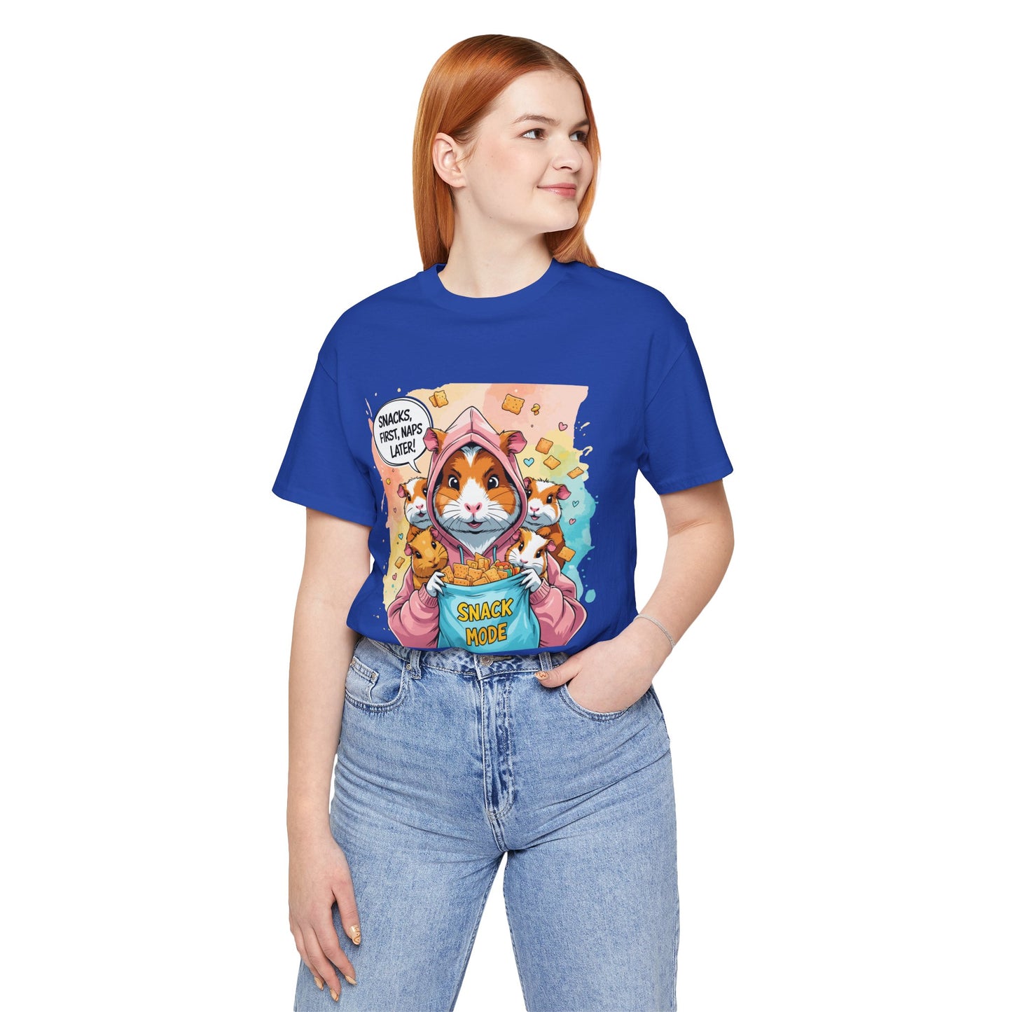 Guinea Pig Mom T-shirt, Snack Rescue Mission, Cozy Family Humor for Snack Lovers