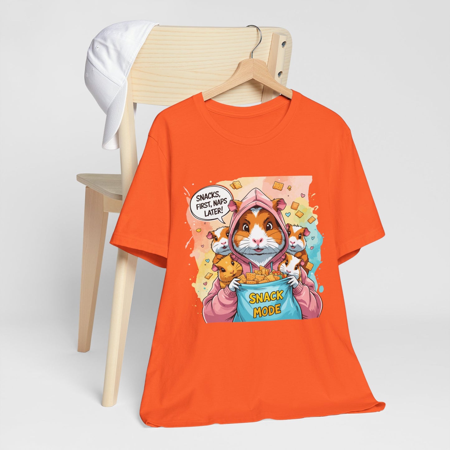 Guinea Pig Mom T-shirt, Snack Rescue Mission, Cozy Family Humor for Snack Lovers