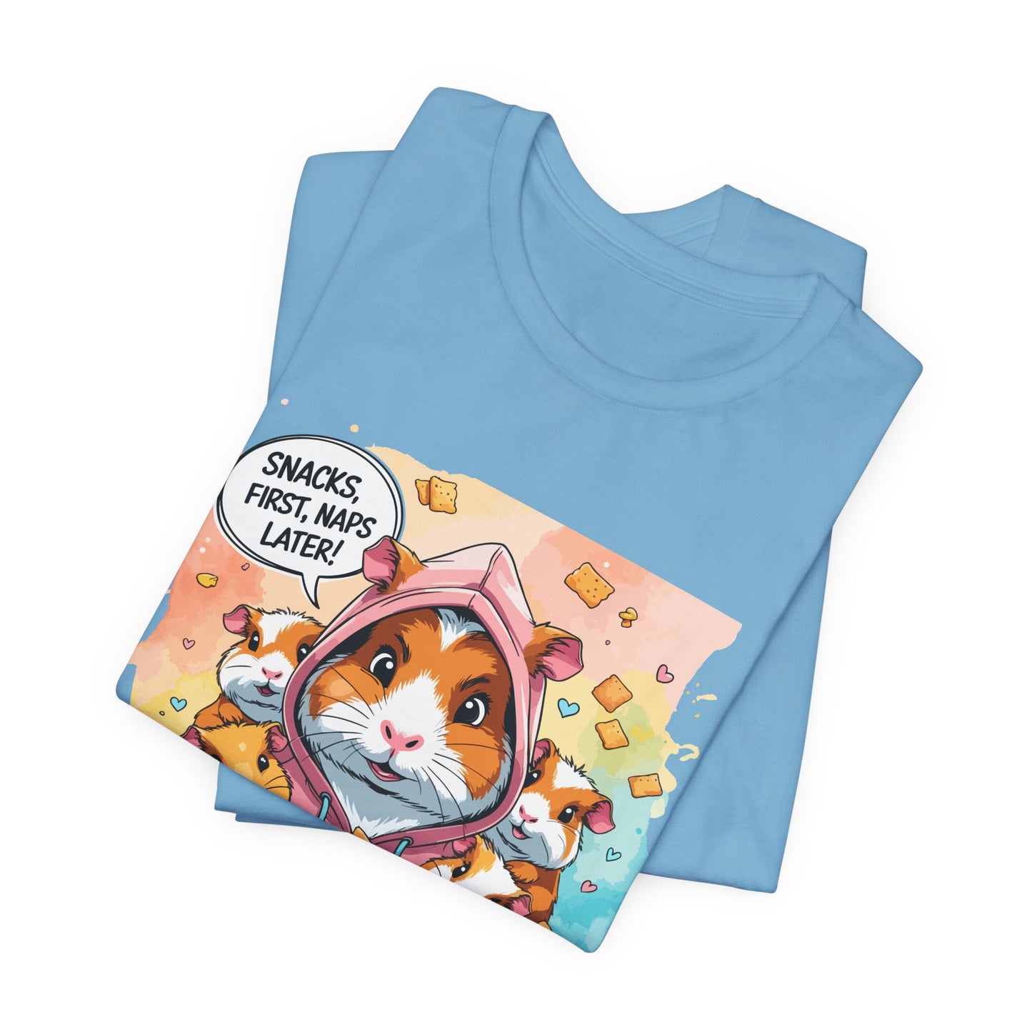 Guinea Pig Mom T-shirt, Snack Rescue Mission, Cozy Family Humor for Snack Lovers