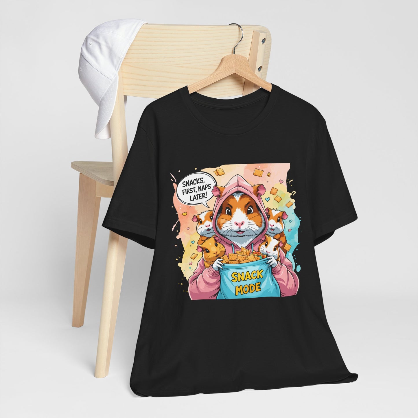 Guinea Pig Mom T-shirt, Snack Rescue Mission, Cozy Family Humor for Snack Lovers