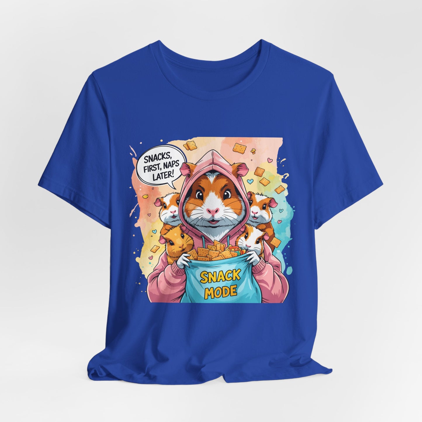 Guinea Pig Mom T-shirt, Snack Rescue Mission, Cozy Family Humor for Snack Lovers