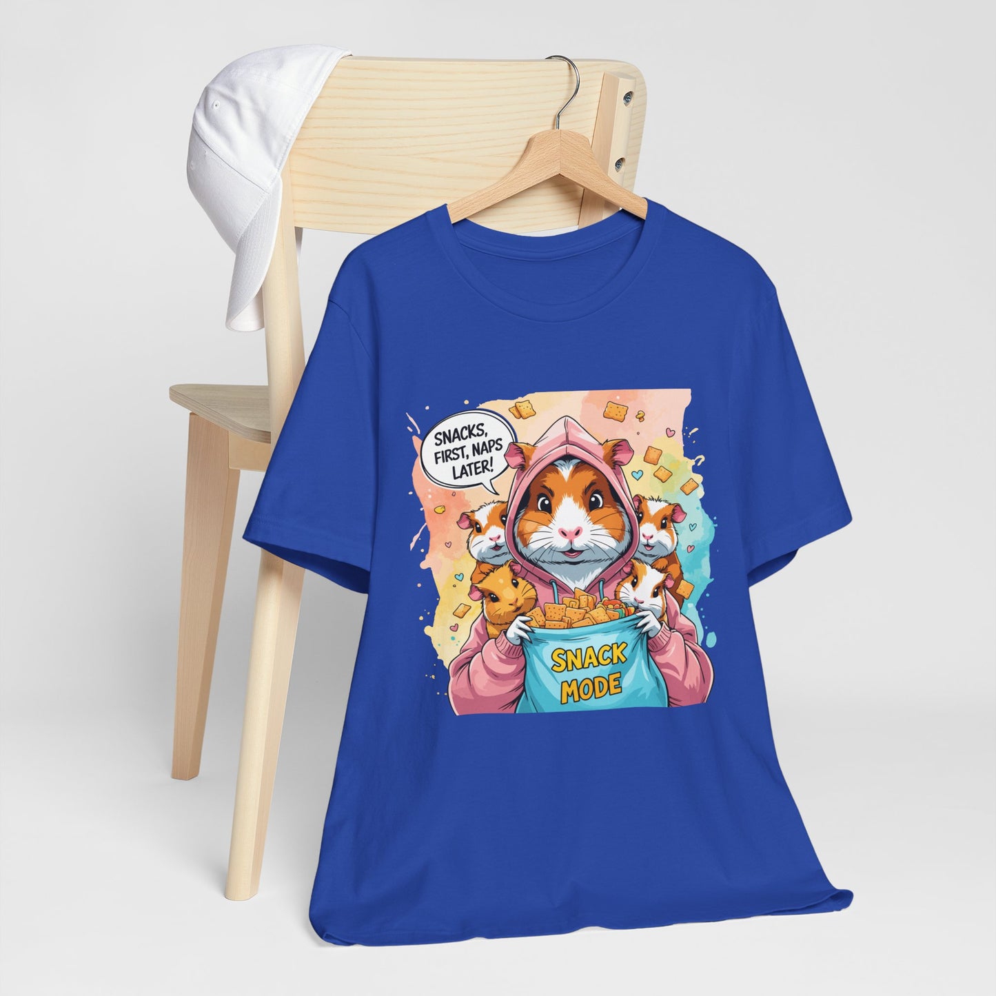 Guinea Pig Mom T-shirt, Snack Rescue Mission, Cozy Family Humor for Snack Lovers