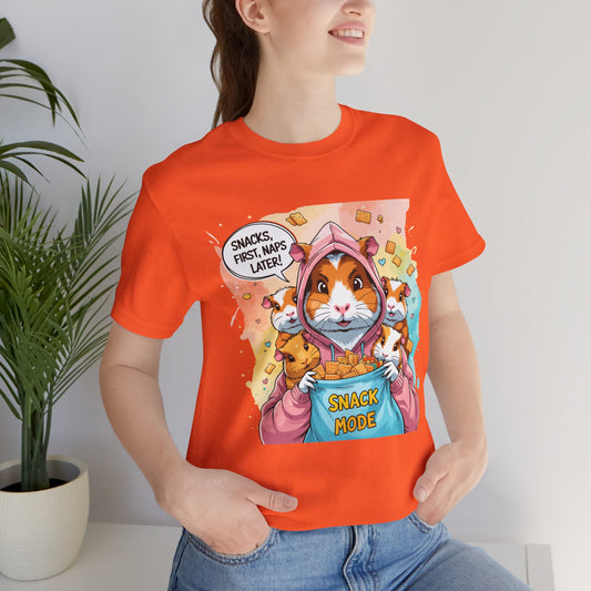 Guinea Pig Mom T-shirt, Snack Rescue Mission, Cozy Family Humor for Snack Lovers