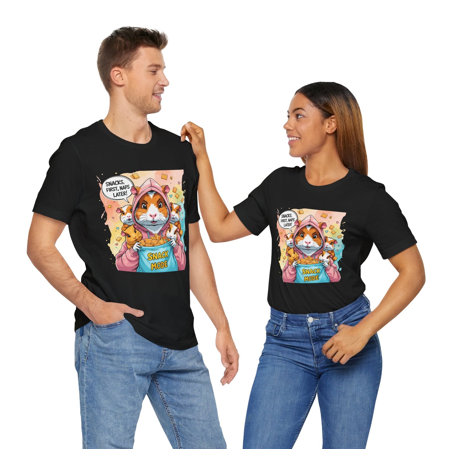 Guinea Pig Mom T-shirt, Snack Rescue Mission, Cozy Family Humor for Snack Lovers