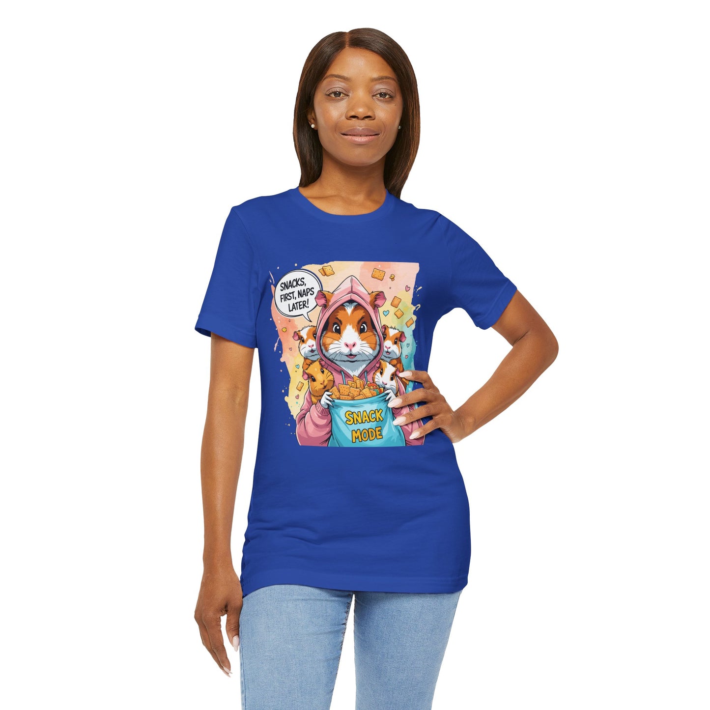 Guinea Pig Mom T-shirt, Snack Rescue Mission, Cozy Family Humor for Snack Lovers