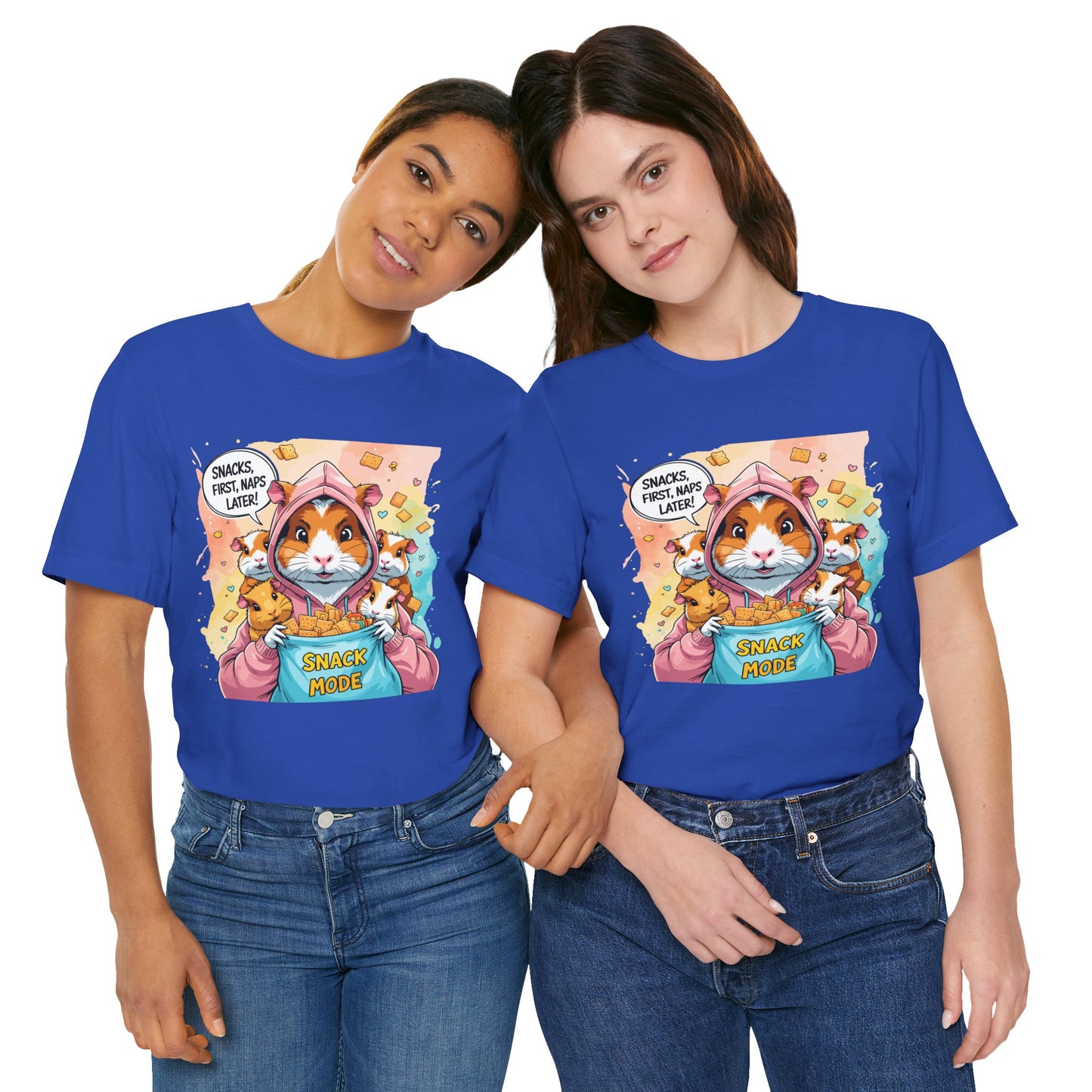 Guinea Pig Mom T-shirt, Snack Rescue Mission, Cozy Family Humor for Snack Lovers