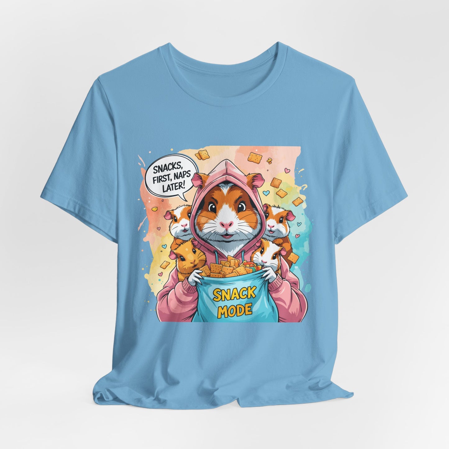 Guinea Pig Mom T-shirt, Snack Rescue Mission, Cozy Family Humor for Snack Lovers