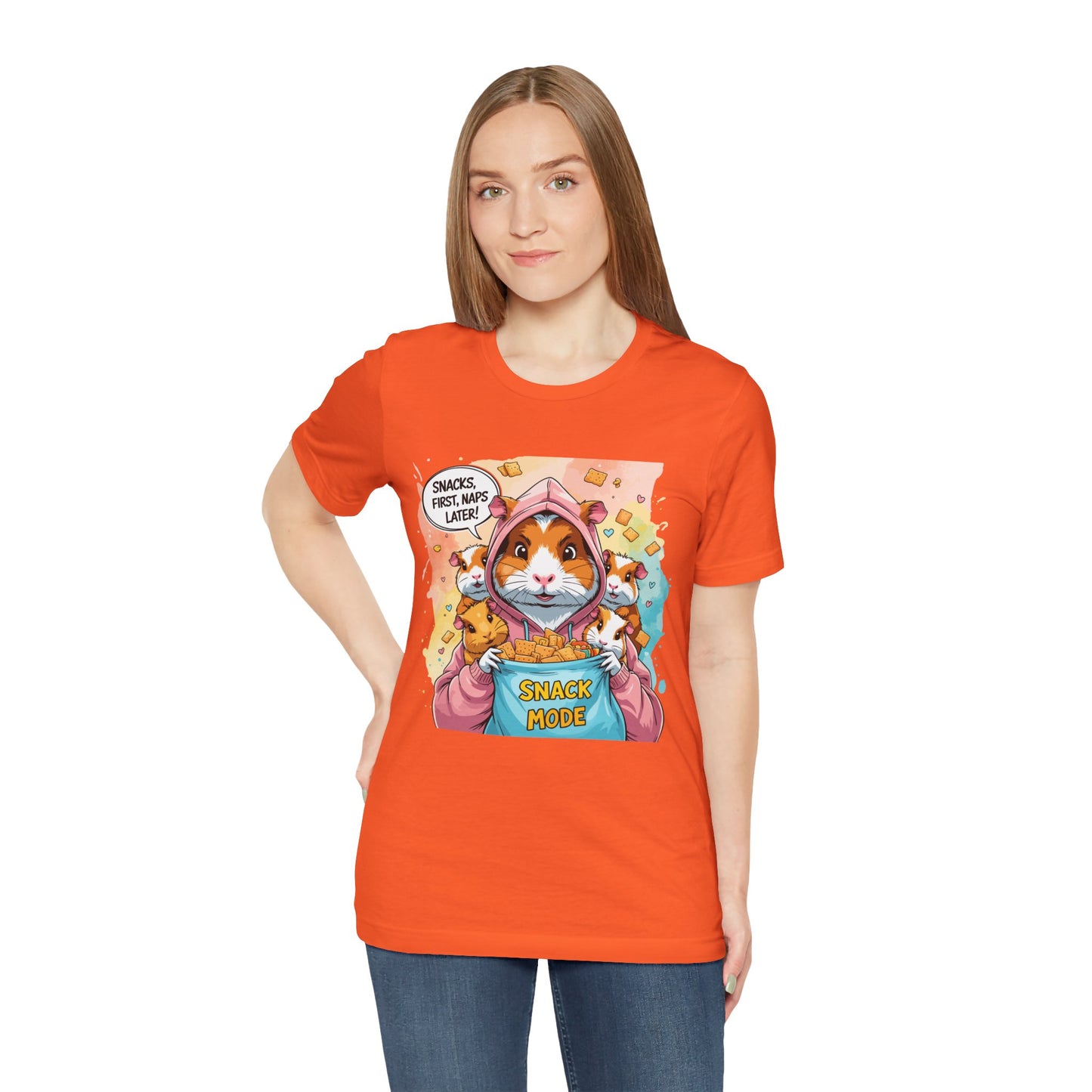 Guinea Pig Mom T-shirt, Snack Rescue Mission, Cozy Family Humor for Snack Lovers