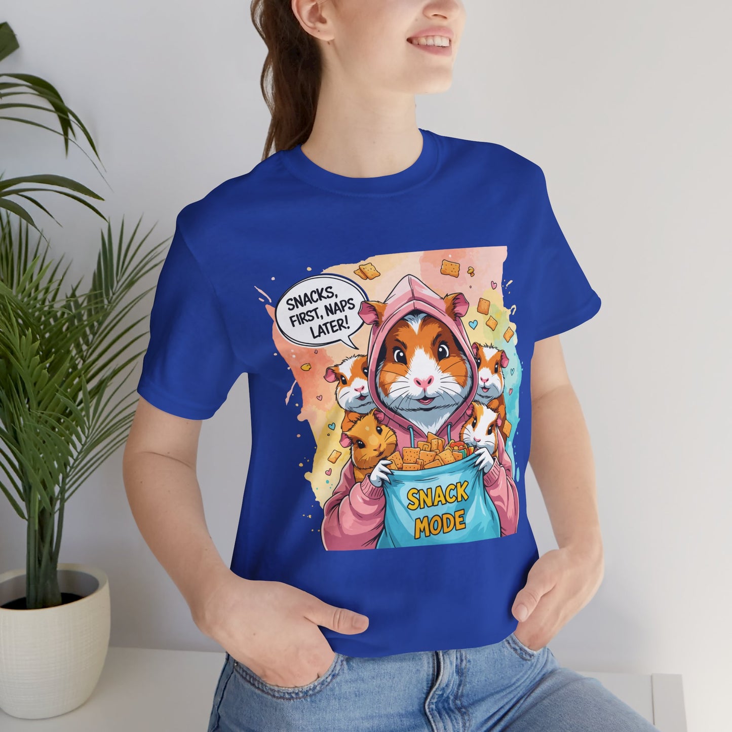 Guinea Pig Mom T-shirt, Snack Rescue Mission, Cozy Family Humor for Snack Lovers