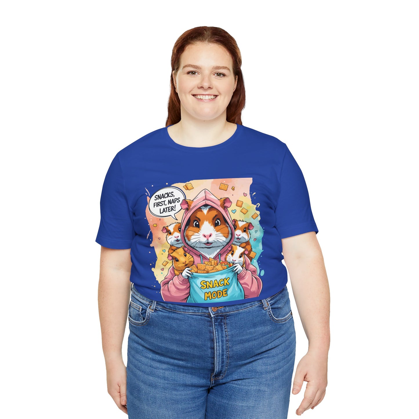 Guinea Pig Mom T-shirt, Snack Rescue Mission, Cozy Family Humor for Snack Lovers