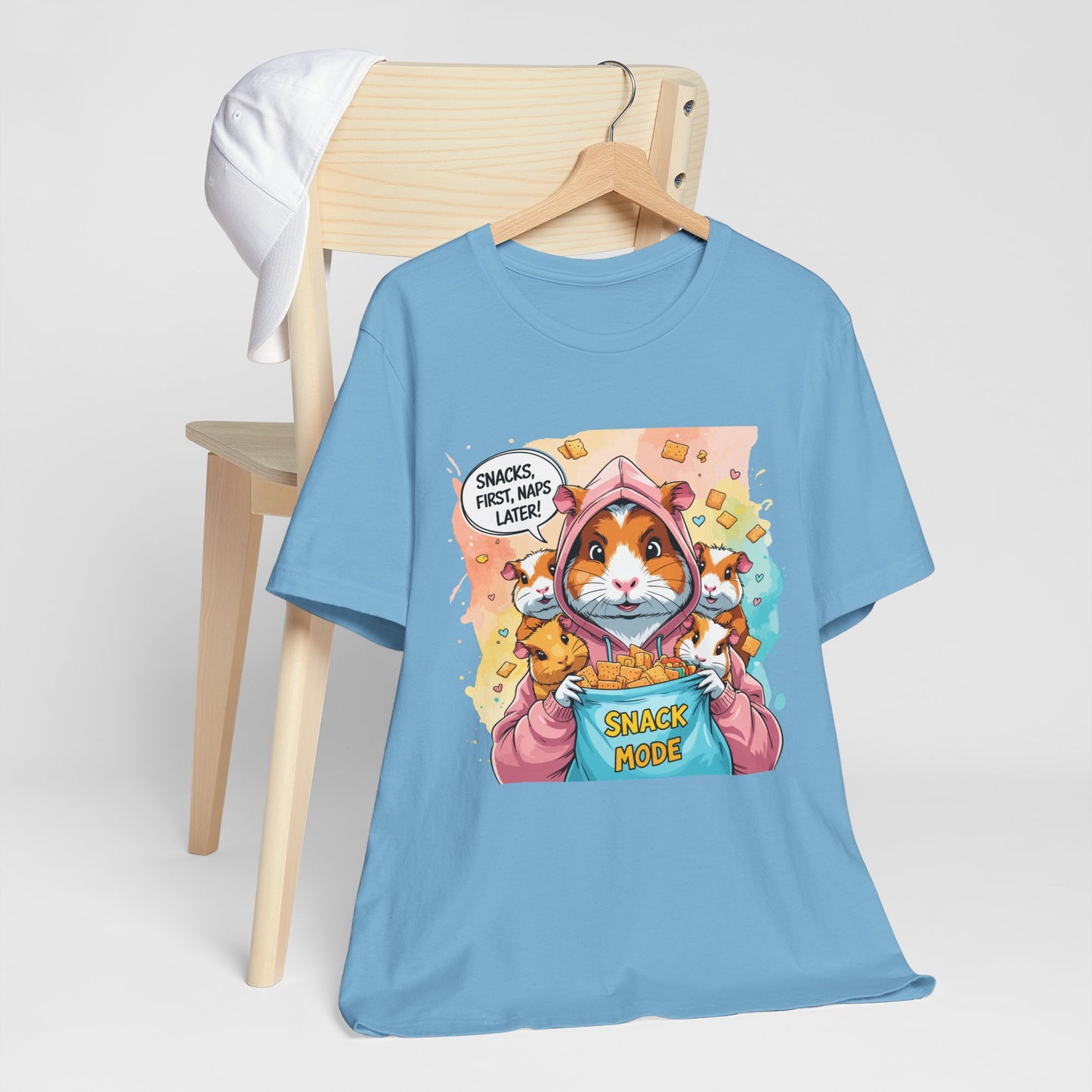 Guinea Pig Mom T-shirt, Snack Rescue Mission, Cozy Family Humor for Snack Lovers