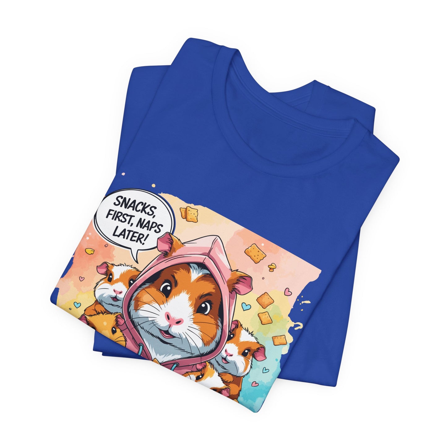 Guinea Pig Mom T-shirt, Snack Rescue Mission, Cozy Family Humor for Snack Lovers