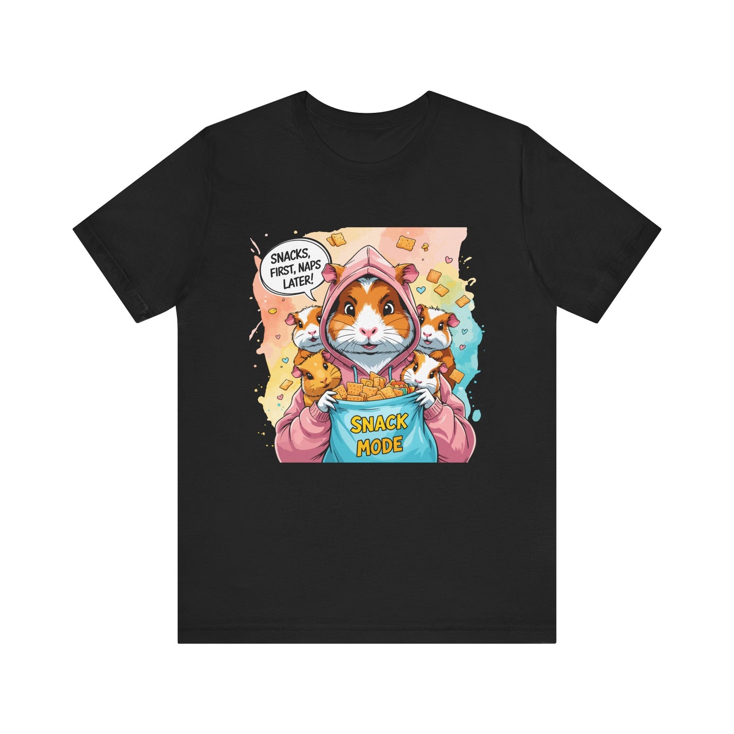 Guinea Pig Mom T-shirt, Snack Rescue Mission, Cozy Family Humor for Snack Lovers
