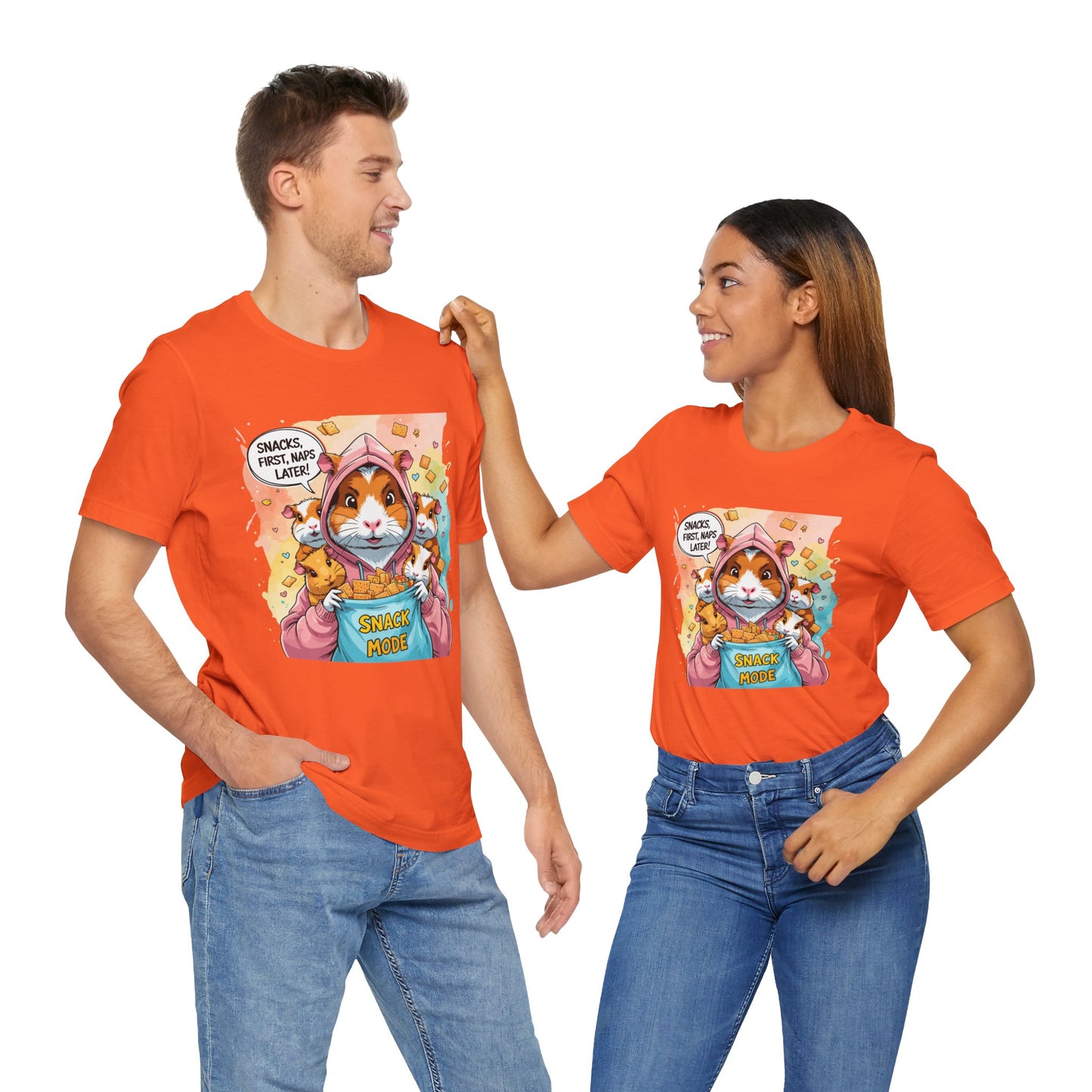 Guinea Pig Mom T-shirt, Snack Rescue Mission, Cozy Family Humor for Snack Lovers