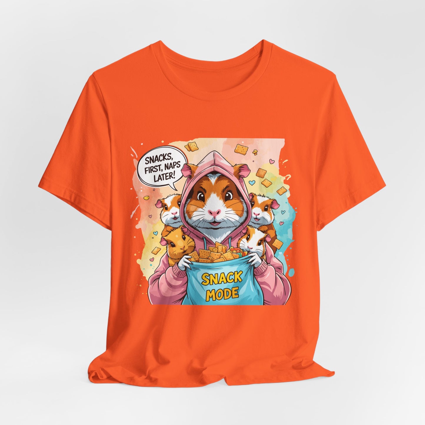 Guinea Pig Mom T-shirt, Snack Rescue Mission, Cozy Family Humor for Snack Lovers