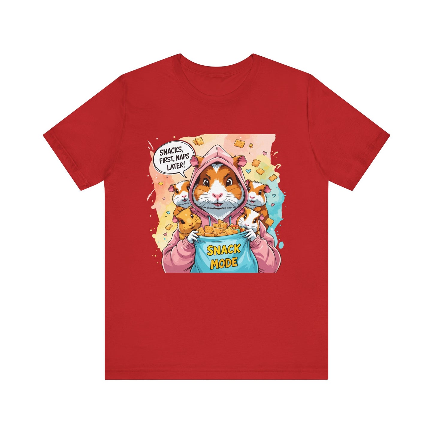 Guinea Pig Mom T-shirt, Snack Rescue Mission, Cozy Family Humor for Snack Lovers