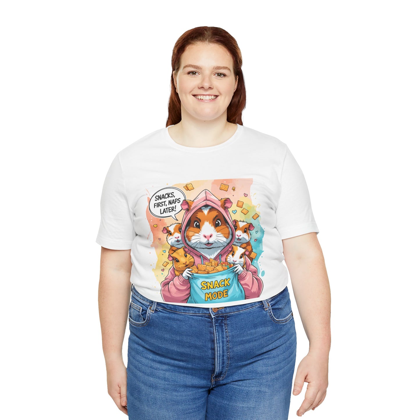Guinea Pig Mom T-shirt, Snack Rescue Mission, Cozy Family Humor for Snack Lovers