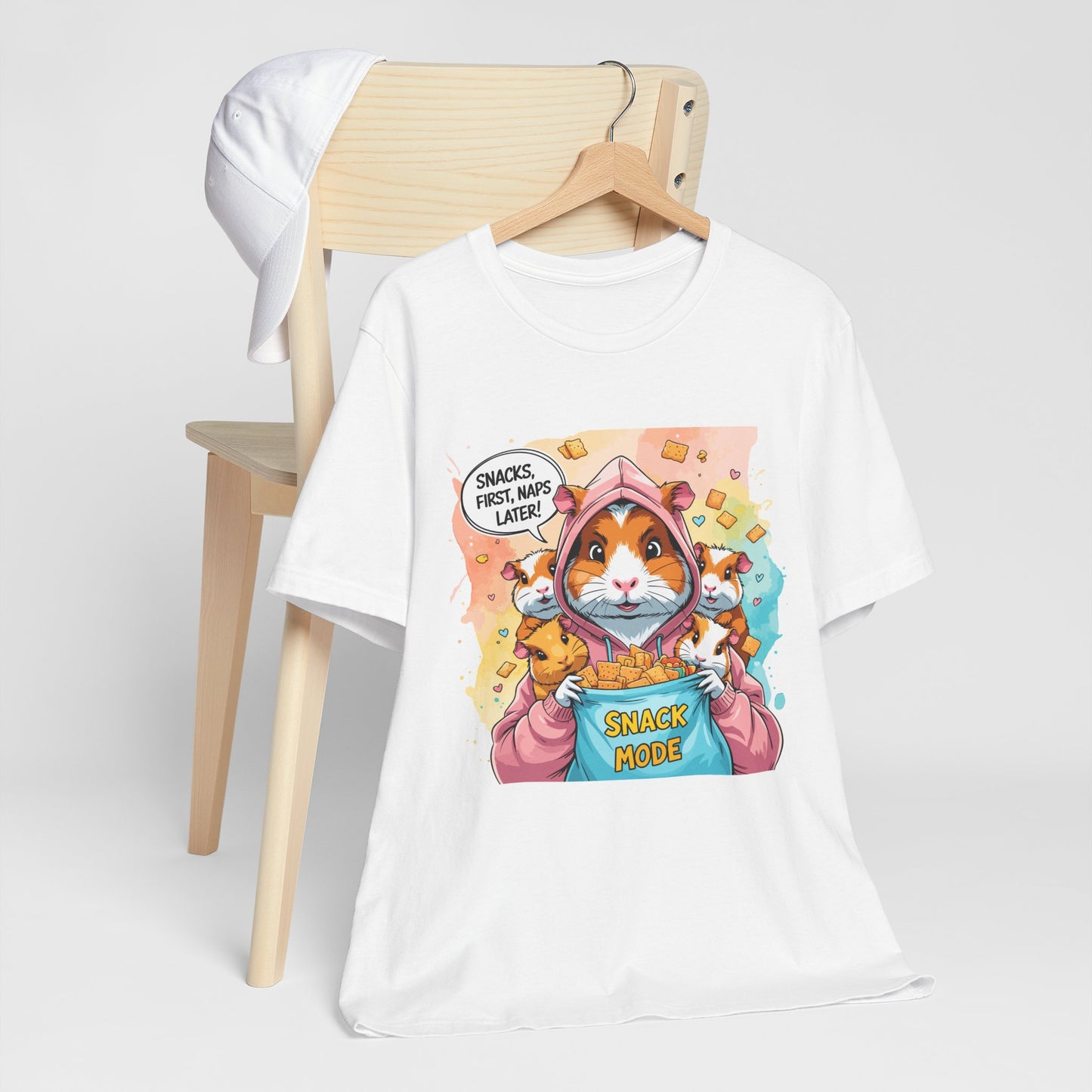 Guinea Pig Mom T-shirt, Snack Rescue Mission, Cozy Family Humor for Snack Lovers