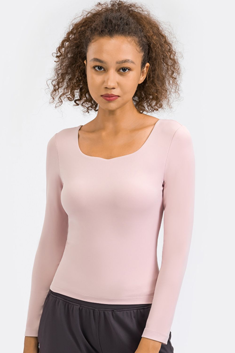 Feel Like Skin Highly Stretchy Long Sleeve Sports Top