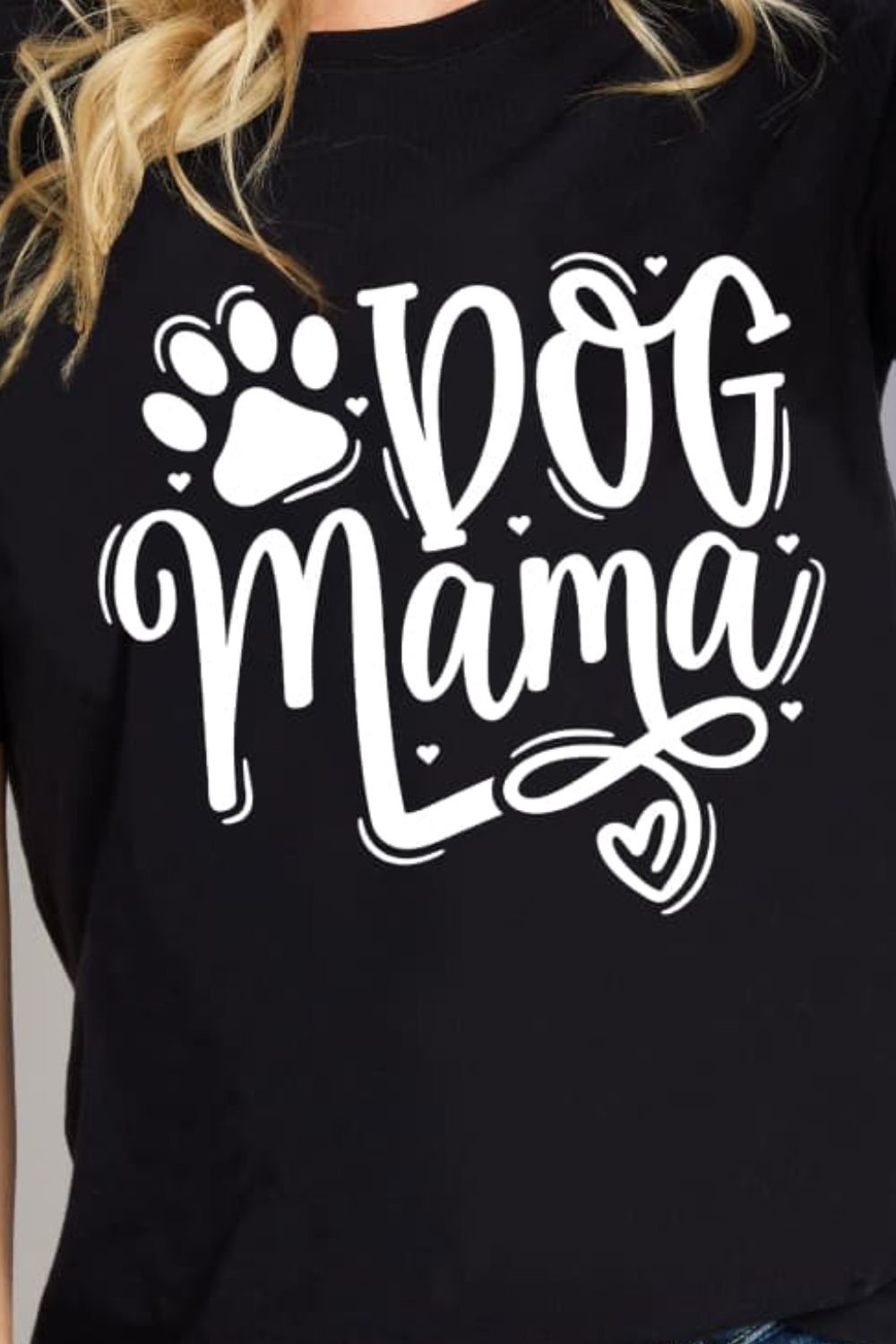 Simply Love DOG MAMA Graphic Cotton T-Shirt