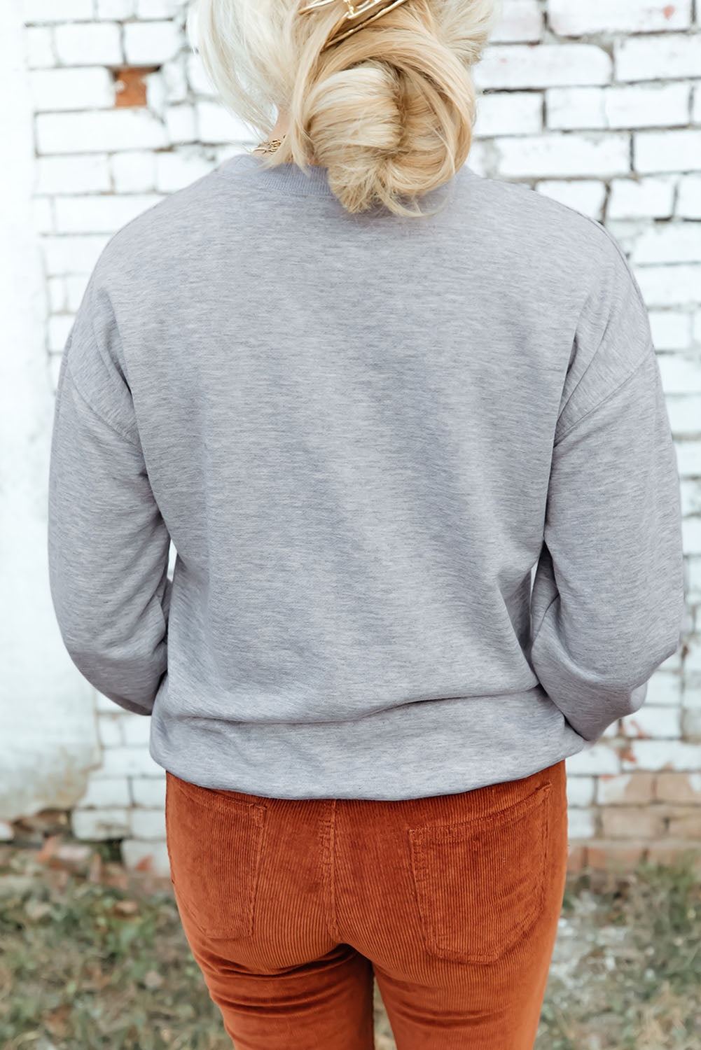 LUCKY Dropped Shoulder Sweatshirt