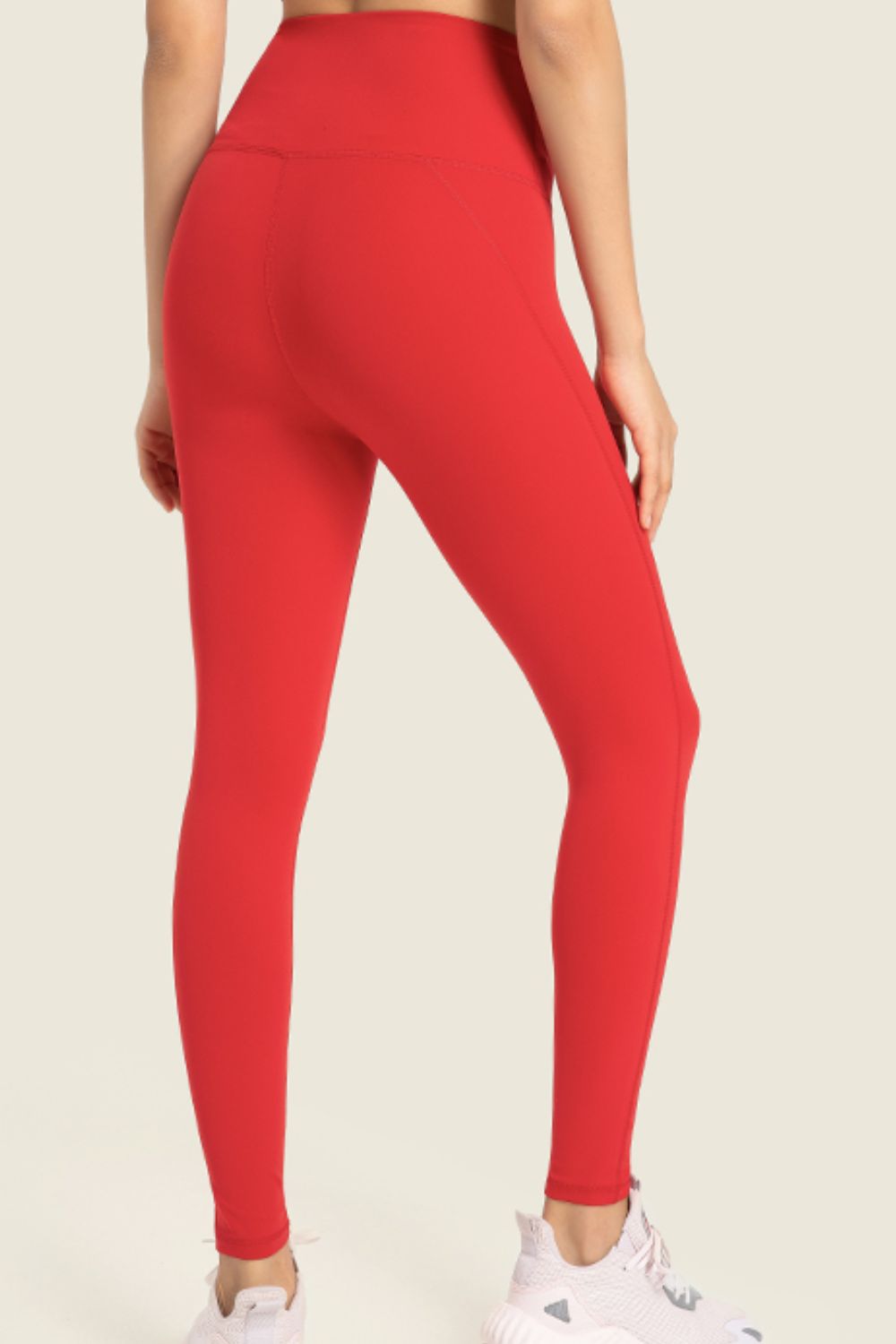 Seamless High-Rise Wide Waistband Yoga Leggings