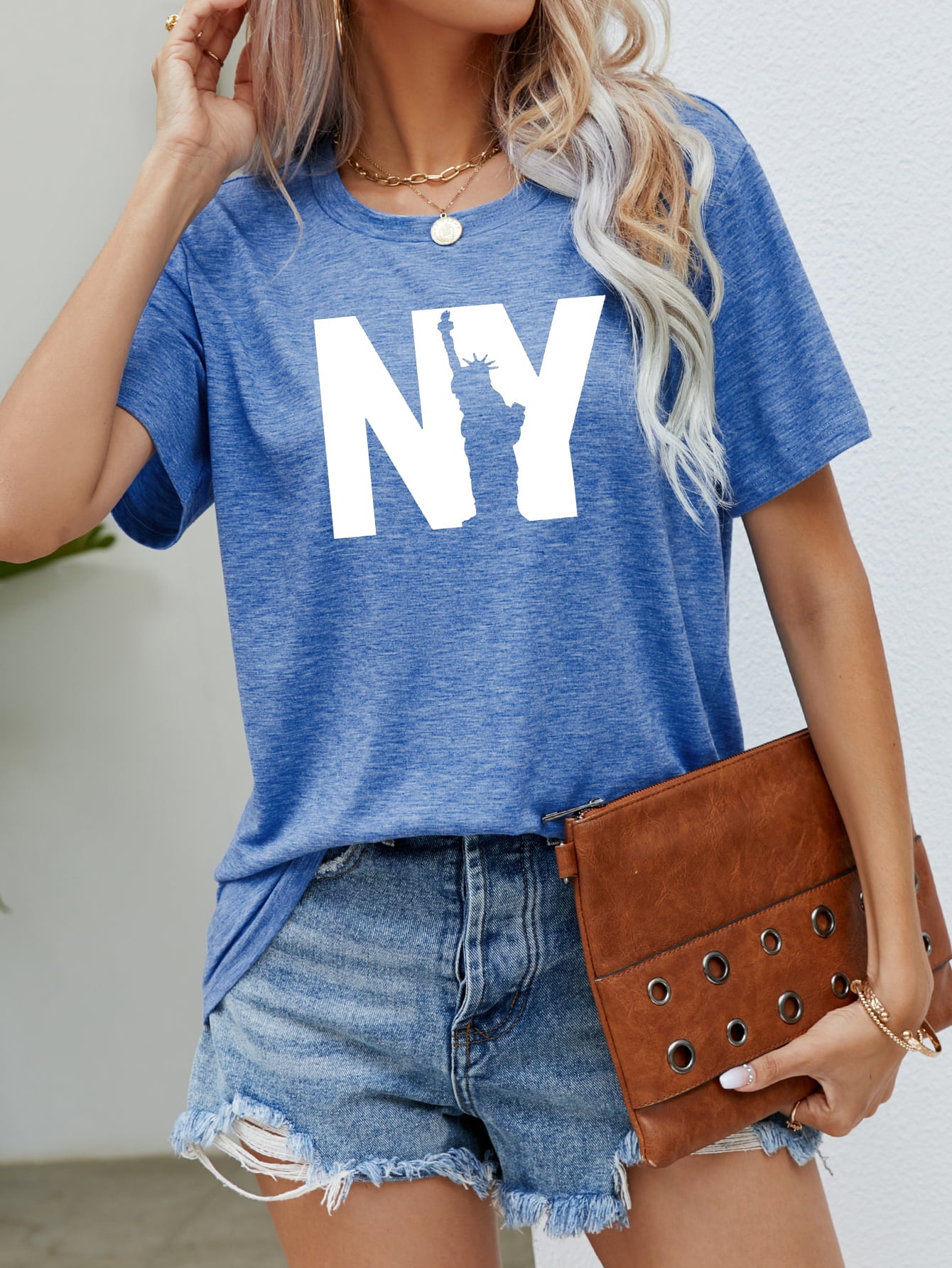 NY the Statue of Liberty Graphic Tee