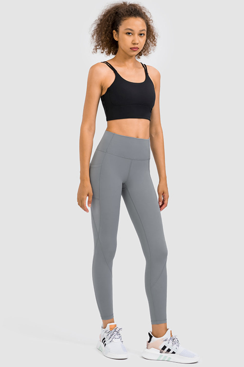 High Rise Yoga Leggings with Side Pocket